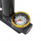 FLOOR PUMP -MINI VTT MICHELIN -WITH PRESSURE GAUGE- RESIN+ALUMINIUM FOLDABLE BASE - 8 BARS VP/VS - T SHAPED HANDLE 3299738016682
