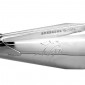 EXHAUST FOR 50CC MOTORBIKE VOCA CROSS CHROMED FOR SHERCO 50 SM-R, SE-R (LOW MOUNTING - BLUE ALUMINIUM SILENCER)