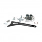 EXHAUST FOR 50CC MOTORBIKE VOCA CHROMED FOR BETA 50 RR 2012> (LOW MOUNTING - BLACK ALUMINIUM SILENCER)