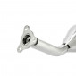 EXHAUST FOR 50CC MOTORBIKE VOCA CHROMED FOR BETA 50 RR 2012>(LOW MOUNTING - RED ALUMINIUM SILENCER)