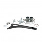 EXHAUST FOR 50CC MOTORBIKE VOCA CHROMED FOR BETA 50 RR 2012>(LOW MOUNTING - RED ALUMINIUM SILENCER) 3700948229347