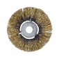 BROSSE CIRCULAIRE ROTATIVE DIAM 90mm FILS 35/100 ALESAGE 14mm -TIP TOP- (5995080)