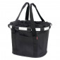PANIER AVANT TOILE KLICKFIX BIKEBASKETS NOIR FIXATION SUR CINTRE 15L (35x28x26cm) (LIVRE SANS FIXATION) 4030572002368