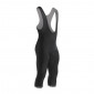 ADULT BIB SHORTS - GIST 3/4 LENGTH - Fleece fiber for mid season - BLACK M - 5153