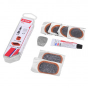 REPAIR KIT - FOR BICYCLE TUBELESS TYRE - MTB ZEFAL PA "FROM INSIDE"REPÄIR WITH PATCHES - IN BOX (4 PATCHS 33mm + 2 PATCHS 50x30mm + GLUE 5g + STEEL SCRAPPER) WITH INSTRUCTIONS