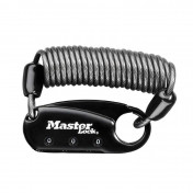 ANTIVOL CABLE A COMBINAISON MASTERLOCK L 90cm NOIR - POUR CASQUE/SAC 3520190942487