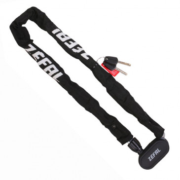ANTIVOL VELO CHAINE A CLE ZEFAL K-TRAZ M8 DIAM 6mm NOIR 3420586600444