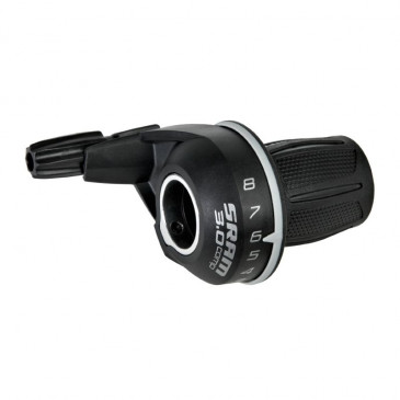 MANETTE VTT SRAM GRIPSHIFT 8V. 3.0 DROITE NOIR - POIGNEE TOURNANTE 0710845006555