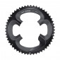 CHAINRING FOR ROAD BIKE- 53T. Ø 110 - 4 ARMS-OUTER- SHIMANO 105 R7000 11 SPEED-. BLACK 4550170468064