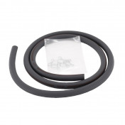 FUEL HOSE HIGH QUALITY 6x1M BLACK (WITH 5 CLIPS - MAX PRESSURE 10 BARS- 3700948020944