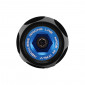 OIL CAP FOR MAXISCOOTER RECKLESS ALUMINIUM FOR YAMAHA 530 TMAX 2017>2019 BLACK/BLUE (SOLD PER UNIT) 3700948222409