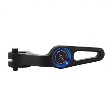 BRAKE LEVER FOR PARKING BRAKE - RECKLESS ALUMINIUM FOR MAXISCOOTER YAMAHA 530 TMAX 2017>2019 BLACK/BLUE (SOLD PER UNIT) 3700948222348