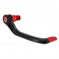 LEVER GUARD FOR MAXISCOOTER RECKLESS FOR YAMAHA 530 TMAX 2017>2019 BLACK/RED - RIGHT (SOLD PER UNIT) 3700948222355