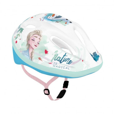 CASQUE VELO ENFANT DISNEY V2 FROZEN BLANC AVEC MOLETTE REGLAGE TAILLE 52-56 (VENDU SUR CARTE) 5902308590557