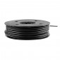 CABLE SHEATH - VELOX - FLAT SECTION WIRE - 25/10 BLACK (25M)
