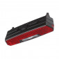 TAILLIGHT ON BATTERY -ON CARRIER- AXA JUNO AUTO 80mm - SUPPLIED WITH 2 AAA BATTERIES ( 500M VISIBLE) 8713249282008