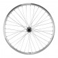 ROUE VTT 26" ER10 ARRIERE ARGENT DOUBLE PAROI MOYEU ALU BLOCAGE ROUE LIBRE 7/6V. JANTE 19C