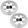  KIT FREINAGE (DISQUE+PLAQUETTES) AVANT ORIGINE PIAGGIO 125 250 300 400 500 MP3 GILERA 500 FUOCO 1R000475 
