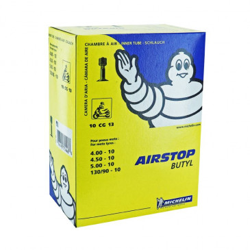 CHAMBRE A AIR 10'' 4.00-10 A 5.00-10, 130/90-10 MICHELIN 10CG13 VALVE SCHRADER