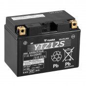 BATTERIE 12V 11 Ah YTZ12S YUASA ACTIVEE EN USINE PRETE A L'EMPLOI (Lg150xL87xH110mm)