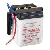 BATTERIE 6V 4 Ah 6N4-2A-4 YUASA CONVENTIONNELLE AVEC ENTRETIEN (Lg71xL71xH96mm)