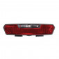 ECLAIRAGE VELO A PILE ARRIERE SUR PORTE BAGAGE AXA JUNO AUTO 50mm LIVRE AVEC 2 PILES AAA (VISIBLE A 500M) 8713249281995