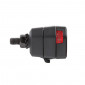 ECLAIRAGE VELO A PILE ARRIERE SUR PORTE BAGAGE AXA JUNO AUTO 50mm LIVRE AVEC 2 PILES AAA (VISIBLE A 500M) 8713249281995