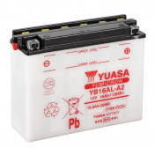 BATTERY 12V 16 Ah YB16AL-A2 YUASA YUMICRON WITH MAINTENANCE (Lg207xWd71,5xH164)