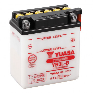 BATTERY 12V 3 Ah YB3L-B YUASA YUMICRON WITH MAINTENANCE (Lg98xL56xH110)