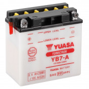 BATTERIE 12V 8 Ah YB7-A YUASA YUMICRON AVEC ENTRETIEN (Lg135xL75xH133mm)