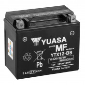 BATTERIE 12V 10 Ah YTX12-BS YUASA MF SANS ENTRETIEN LIVREE AVEC PACK ACIDE (Lg150xL87xH130mm)