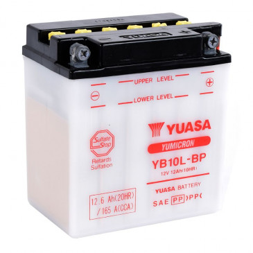 BATTERY 12V 12 Ah YB10L-BP YUASA YUMICRON WITH MAINTENANCE (Lg135xWd90xH145)