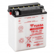 BATTERY 12V 14 Ah YB14L-A2 YUASA YUMICRON WITH MAINTENANCE (Lg134xWd89xH166)