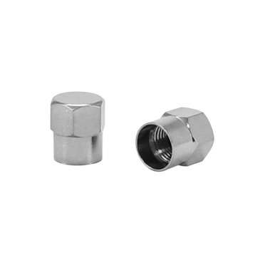 BOUCHON DE VALVE MOTO/SCOOT/CYCLO STANDARD ACIER V3 (PAIRE) -SELECTION P2R- 3701213426188