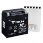 BATTERIE 12V 14 Ah YTX16-BS YUASA MF SANS ENTRETIEN LIVREE AVEC PACK ACIDE (Lg150xL87xH161mm) 5050694004520