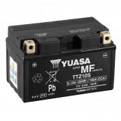 BATTERIE 12V 8,6 Ah TTZ10S YUASA MF SANS ENTRETIEN LIVREE AVEC PACK ACIDE (Lg150xL87xH93mm)