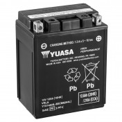 BATTERIE 12V 12 Ah YTX14AH-BS YUASA MF SANS ENTRETIEN HAUTE PERFORMANCE AVEC PACK ACIDE (Lg134xL89xH166mm)