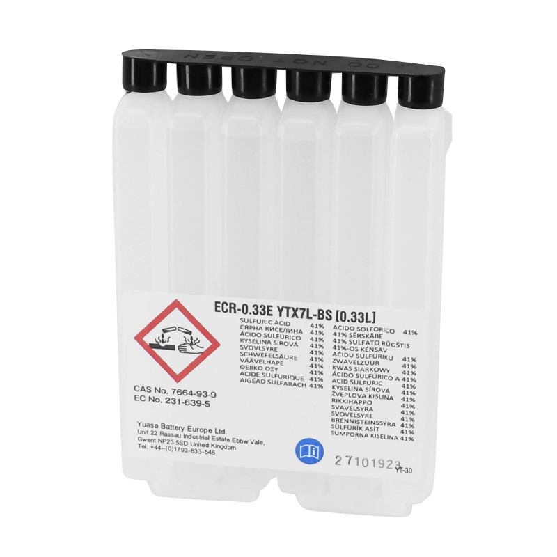 Batterie BS BATTERY sans entretien avec pack acide - BTX7A