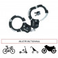 ANTITHEFT FOR BICYCLE - "HANDCUFFS" MASTERLOCK STREET CUFF L 36mm - supplied with 4 keys - SECURITY LEVEL 9 - 2 stars Fub Approved