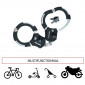 ANTITHEFT FOR BICYCLE - "HANDCUFFS" MASTERLOCK STREET CUFF L 36mm - supplied with 4 keys - SECURITY LEVEL 9 - 2 stars Fub Approved 3520190049605