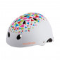 CASQUE VELO CITY JUNIOR POLISPORT URBAN RADICAL BLANC AVEC DECO TAILLE 53-55 SYSTEM QUICK LOCK 5604415085529