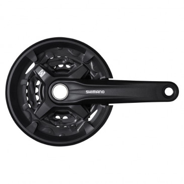 PEDALIER VTT SHIMANO 9V. MT210 175mm 40-30-22 INTEGRE AVEC PARE CHAINE 4524667881964