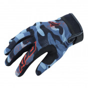 GLOVES - SPRING/SUMMER ADX VISTA with PROTECTIVE SHELL - BLACK/CAMO SIZE 10 (L) (APPROVED EN 13594:2015)
