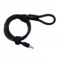 ANTITHEFT FOR BICYCLE -EXTENDER CABLE LOCK AUVRAY FOR HORSE SHOE LOCK (Ref 168946) Lg 1m. -Ø 10mm 3700807708891
