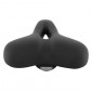 SADDLE- SAN MARCO BIOAKTIVE SPORT OPEN GEL -UNISEX-BLACK STEEL RAIL 173x270mm (ON CARD) 8009456027120