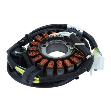 STATOR ALLUMAGE MAXISCOOTER ADAPTABLE MOTEUR KYMCO 250 GRAND DINK, PEOPLE, XCITING/DAELIM 250 S2 4T CARBURATEUR (18 PÔLES - TRIPHASE) -SELECTION P2R-