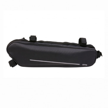 FRAME BAG FOR BICYCLE - ZEFAL Z AVENTURE C3 3.3L BLACK - velcro tapes (430x115x65mm)