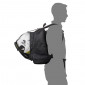 BACKPACK - SHAD SL86 POLYESTER (H45xL30xP27cm) (contains 1 open face helmet) (X0SL86)