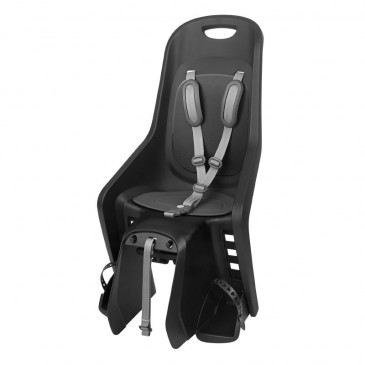 PORTE BEBE/SIEGE ENFANT ARRIERE POLISPORT A FIXER SUR PORTE BAGAGE FIXATION ETAU BUBBLY MAXI MIK HD NOIR COUSSIN GRIS (9 A 22Kgs) HOMOLOGUE EN 14344 COMPATIBLE SYSTEME " MIK HD " UNIQUEMENT 5604415118333