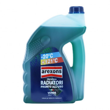 COOLANT LIQUID - AREXONS UNIVERSAL -20°C/+121°C GREEN (4,5L) 8002565080512